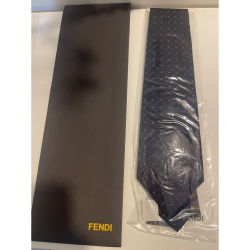 FENDI真絲男士領帶