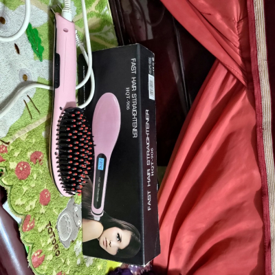 Fast Hair Straightener HOT-906美髮神器 直髮梳 粉色 600 全新