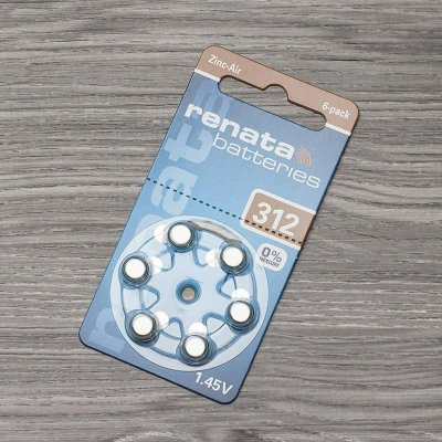【廉售】三重☆大人氣☆ 瑞士 renata ZA312 (PR41) 助聽器 鋅空氣 電池 德國製