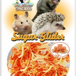 魔法村 蜜袋鼯干貝絲45G 干貝條 松鼠 倉鼠 寵物鼠 睡鼠 小動物點心