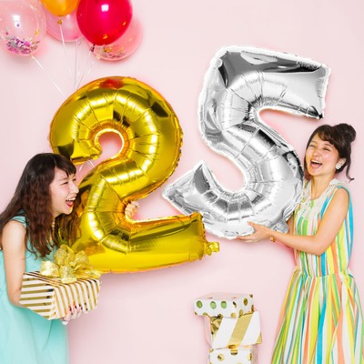生日氣球 超大數字氣球?台灣現貨?40吋 金 銀 玫瑰 生日佈置 生日禮物 網紅慶生舞會佈置 情人節告白求婚結婚