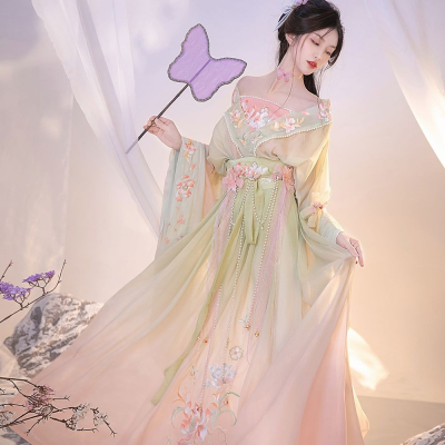 凤台曲原创汉服十二花神系【莲生万物】魏晋南北朝晋制汉服女正品