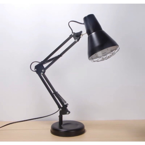 【新竹發貨】110V電壓 遠紅外綫理療燈 傢用理療儀 烤燈 神燈 烤電紅外綫燈泡 黑色檯燈式 經濟款 非 Philips
