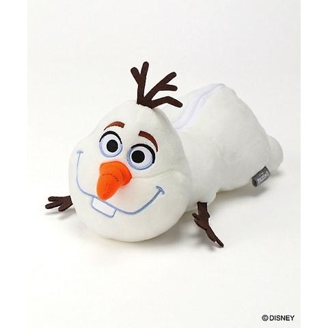 「 冰雪奇緣 雪寶 筆袋 鉛筆袋 筆具收納 文具收納 絨毛筆袋 」★ Zammu日本雜貨