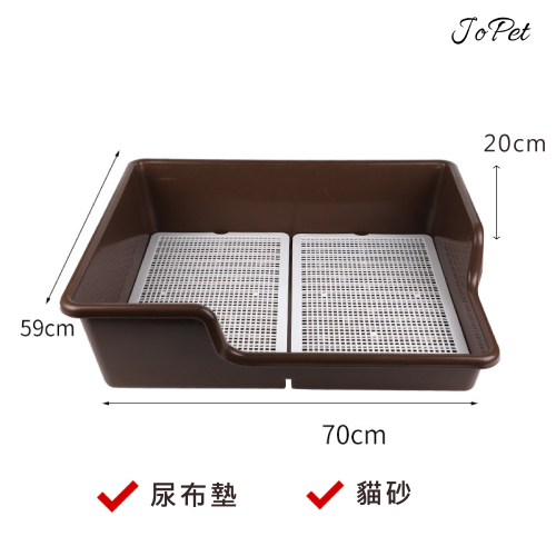 【Jopet】*台灣現貨* 超大圍欄尿盆 圍欄 老貓砂盆 寵物尿盆 狗尿盆 貓砂盆 低入口 加深 防濺 尿盆 超大尺寸
