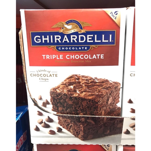 Costco好市多 GHIRARDELLI 巧克力布朗尼預拌粉 3.4kg 鷹牌 brownie mix