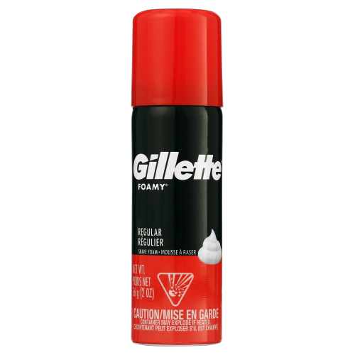 【Gillette 吉列】經典刮鬍泡-原味(56g/2oz)【4691】