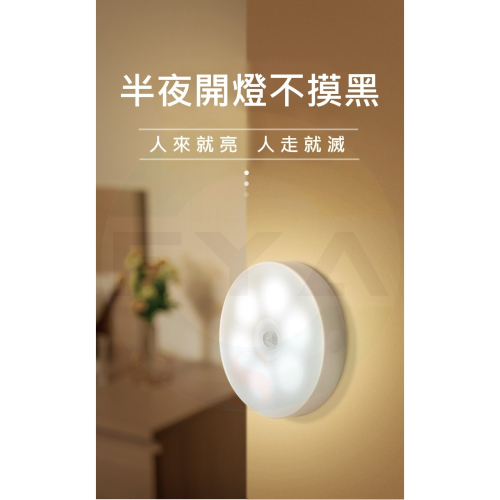 LED 人體感應燈 小夜燈 走廊燈 床頭燈 USB充電 玄關燈 櫥櫃燈 磁吸 感應燈 照明燈 B132