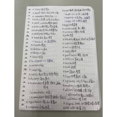 英文單字筆記｜多益金色證書｜學測15級分|指考|研究所｜多益 TOEIC｜必考英文單字
