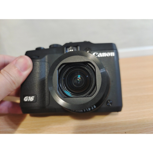 canon g16數位相機，內建閃光燈，wifi