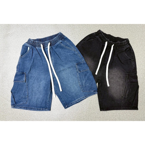 素面側口袋牛仔短褲 男生服飾 夏季新品 休閒 流行