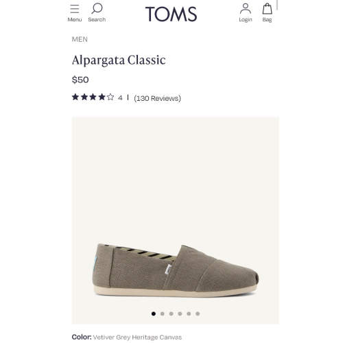 /零碼US9/ Toms 懶人鞋