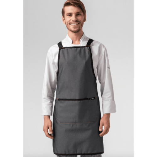 現貨秒發 Reversible Cross Back Apron 雙面穿 後背交叉圍裙 牛仔布 包邊