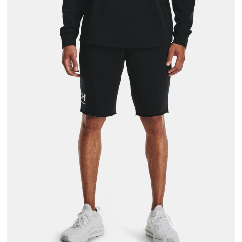 = 威勝 運動用品 = UNDER ARMOUR RIVAL TERRY 男運動短褲 1361631-001