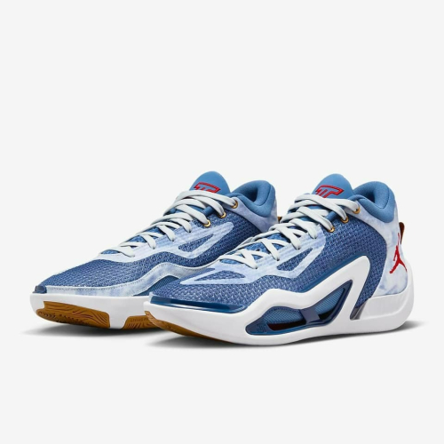 【大力好物】Nike Jordan Tatum 1 PF 藍白 男鞋 籃球鞋 喬丹 塔圖姆 丹寧 DZ3321-400