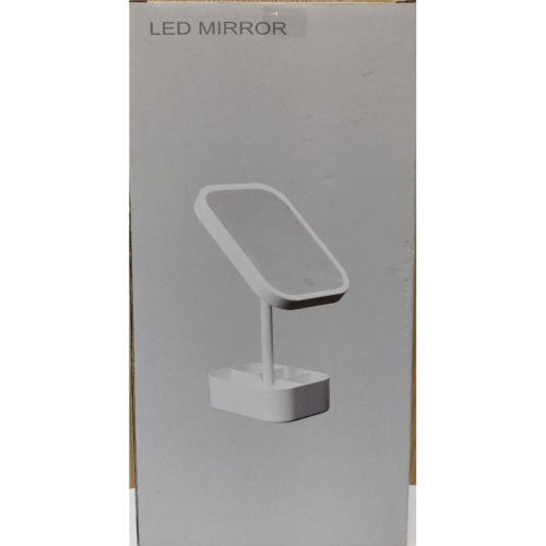 MIRROR SP-2108 美妝鏡 / LED燈 觸碰調光 / 三種調光 / 置物美肌化妝鏡 / USB / 電池供電