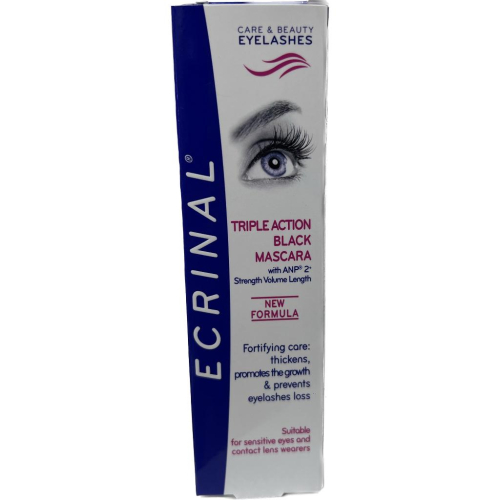 【滿千免運】法國 Ecrinal 伊琳娜 ANP2+ 魅惑濃俏3D睫毛膏(黑) 7ml 藥局出貨 原廠公司貨【禾宜藥局】