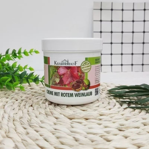 【現貨】德國 Krauterhof 七葉莊園 七葉樹美腿霜(250ml)葡萄葉甦活按摩霜 草本莊園 紅藤葉足霜
