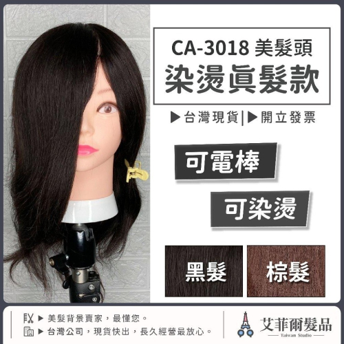 【染燙真髮款】染燙 假人頭 真人髮 100% 頭模 假頭 百分百 頭皮 全真髮 艾菲爾髮品