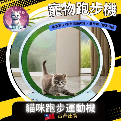 【meowgic喵星科技】?蝦皮最低價? 寵物跑步機 不卡脚 貓滾輪 貓咪滾輪 寵物健身 滾輪 貓咪運動 寵物玩具