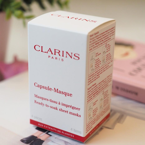 小丸媽的小店 CLARINS克蘭詩 膠囊式紙面膜錠(1盒4枚) 面膜紙濕敷