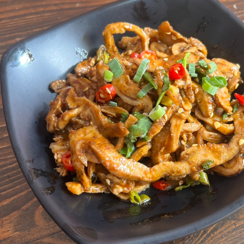 麻辣鴨皮
