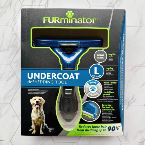 【現貨✅開發票】 FURminator 大型犬用去毛梳 毛刷 廢毛梳 梳毛 刷毛 23kg-41kg L號