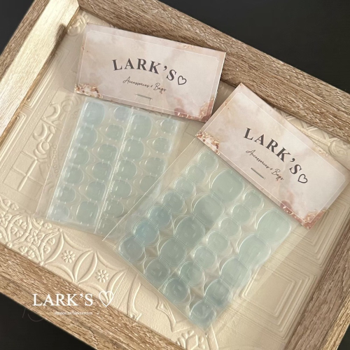 ????＇? ♡ 現貨｜自訂款 超黏果凍藍膠 5入120貼 穿戴甲 果凍膠 薄款&加厚款
