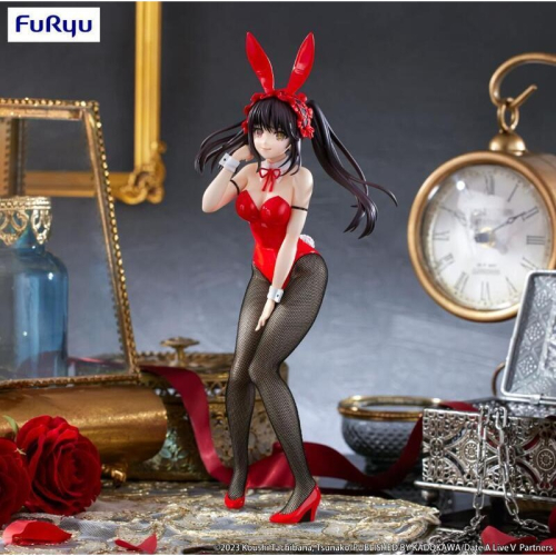 【模販珍藏館】*現貨* FuRyu 景品 BiCute 約會大作戰 時崎狂三 兔女郎 29cm