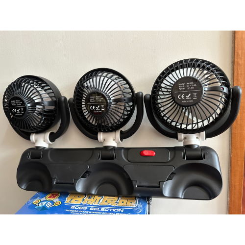 [風扇] 3顆一組.可調角度風扇.2段式（全新）(USB) 橫放/直(掛)立可