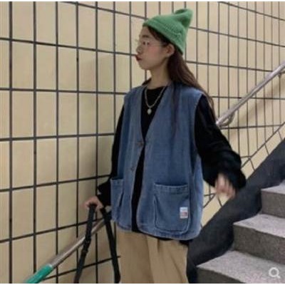百搭牛仔背心