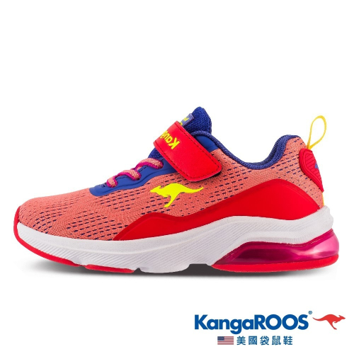 金英鞋坊~KangaROOS 童鞋RUN SWIFT輕量透氣緩震氣墊運動鞋11892-紅 超低直購價590元