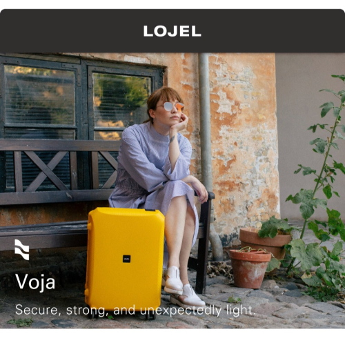 【LOJEL VOJA】 七色系 PP框架拉桿箱 行李箱 KOL推薦 30吋旅行箱｜趣買購物旅遊生活館