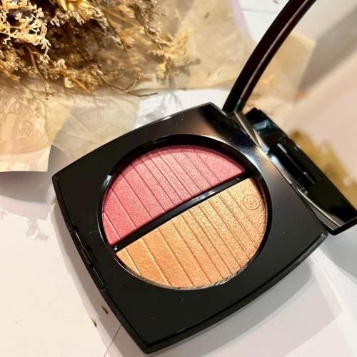 chanel 香奈兒 光燦雙色頰彩盤 臺灣專櫃貨 腮紅 眼影 正品