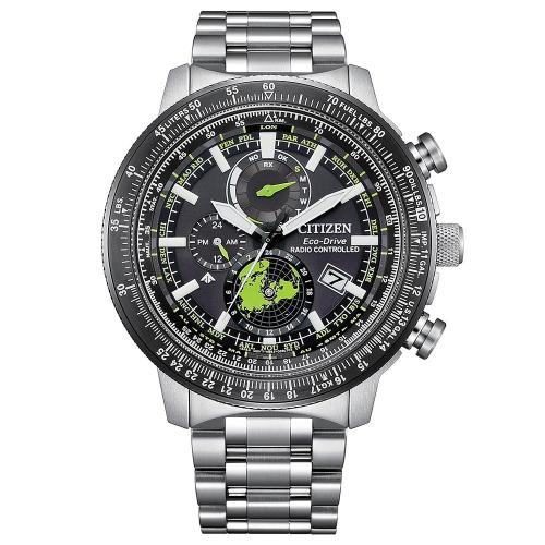 CITIZEN 星辰 PROMASTER 韋禮安配帶光動能電波飛行錶世界時區BY3006-53E