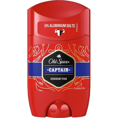 【Old Spice 歐仕派】帆船牌精品體香膏-隊長CAPTAIN(50ml)【8034】