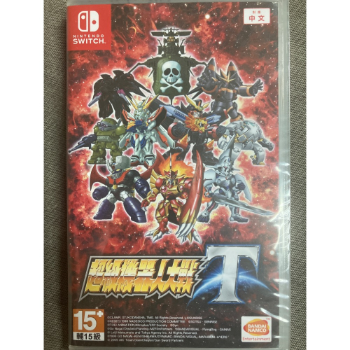 NS SWITCH 全新未拆 新品遊戲片 《 超級機器人大戰 T 》中文版
