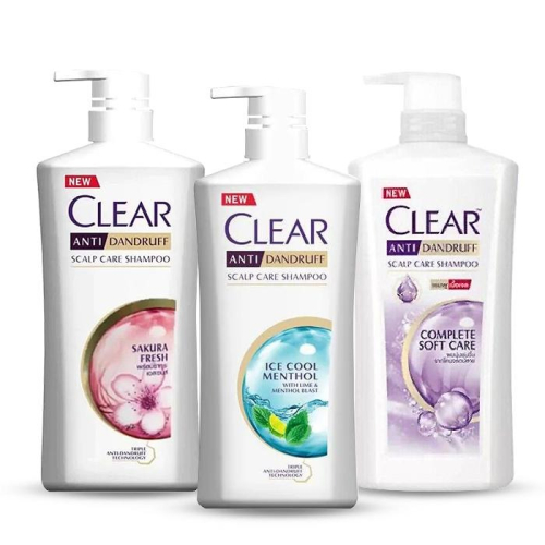 CLEAR 淨 女士 去屑洗髮精 610ml 650ml 冰爽薄荷 多效水護 日式櫻花 泰國版 女用洗髮-PQ美妝