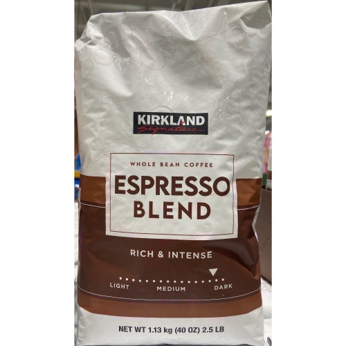 Kirkland Signature科克蘭義式深焙咖啡豆 義式深度烘焙咖啡豆 1.13公斤-吉兒好市多C