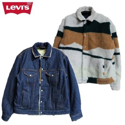 【高價版雙面可穿毛領】美國LEVIS VINTAGE SHERPA TRUCKER JACKET 深藍牛仔夾克S=M現貨