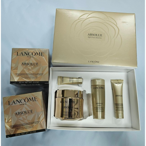 《3折盒損出清》蘭蔻 Lancome 絕對完美黃金玫瑰修護乳霜 SOFT 60ml 玫瑰霜組合