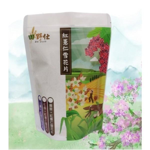 【田野仕】紅薏仁雪花片 即溶沖泡 調整體質 無糖 易溶解 冷熱水皆可沖泡 易消化吸收 可加牛奶麥片 全穀營養