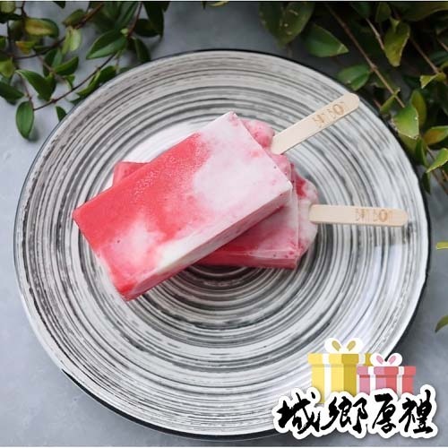【BINBON手工鮮果冰棒】草莓優格/奶素