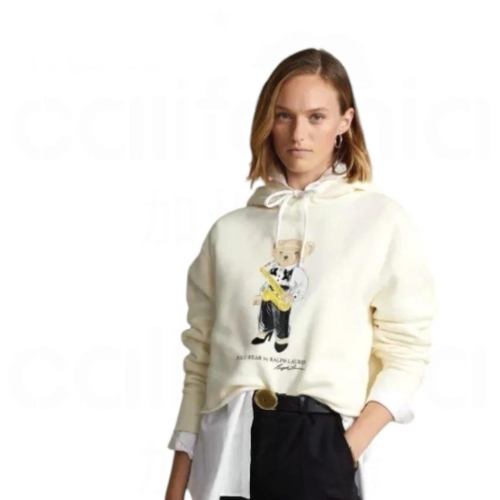 ??RL Polo Women’s Bear Logo Sweatshirt 女款長袖/毛圈連帽大學T/運動衫