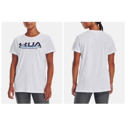 女子 UA Training Graphics 白色 短T-Shirt 美版偏大 定價1080