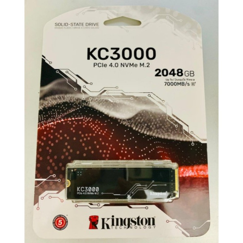 金士頓 Kingston KC3000 PCIe 4.0 NVMe M.2 2TB SSD 2048G