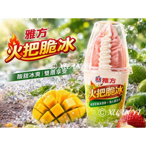 （雅方）雅方火把脆冰-香草草莓+情人果（箱出）