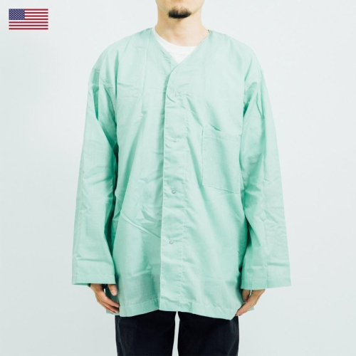 清倉特價 美軍公發 軍醫院睡衣 防火長袖襯衫 U.S. Military Hospital Patient Pajama