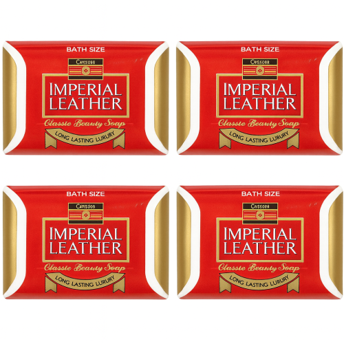【Cussons 佳霜】IMPERIAL LEATHER 帝王皂-經典香(110g×4入)【0873】