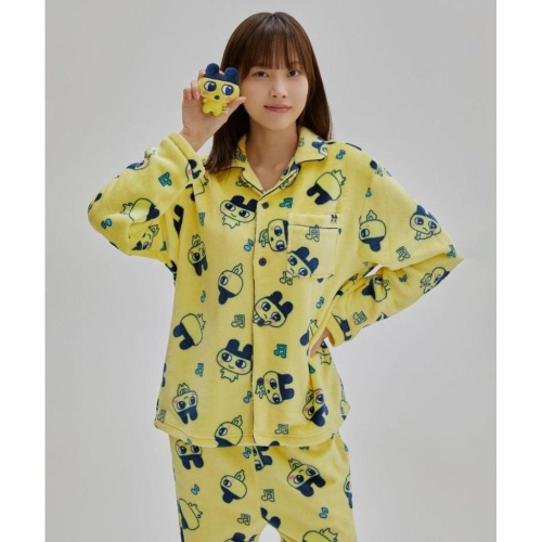 韓國連線 Spao x Tamagotchi 電子寵物細絨睡衣家居服套裝